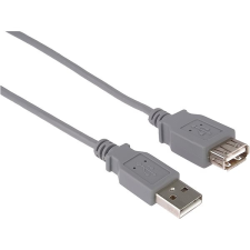 PremiumCord USB 2.0 0,5m, szürke, hosszabbító kábel és adapter