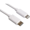 PremiumCord USB 2.0 Type C Lightning Töltő/adat Fehér 50cm kipod52 (kipod52)