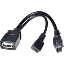 PremiumCord USB A/ female + Micro USB/ female kábel és adapter