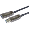 PremiumCord USB-A/Male 3.0 to USB-A/Female - 30m, optikai, hosszabbító, AOC (ku3opt30)