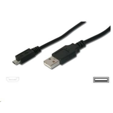 PremiumCord USB Micro USB Átalakító Fekete 5m ku2m5f kábel és adapter