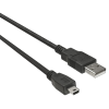 PremiumCord USB Mini USB Átalakító Fekete 5m KU2M5A