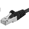 PremiumCord UTP CAT6A Összekötő Fekete 5m sp6asftp050C