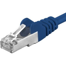 PremiumCord UTP CAT6A Összekötő Kék 25cm sp6asftp002B (sp6asftp002B) kábel és adapter