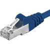 PremiumCord UTP CAT6A Összekötő Kék 2m sp6asftp020B (sp6asftp020B)