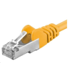PremiumCord UTP CAT6A Összekötő Sárga 7m sp6asftp070Y