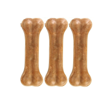 Préselt fogtisztító kutyáknak, tehénbőrből / 3 db, 11 cm (BPS-5096) kutyafelszerelés