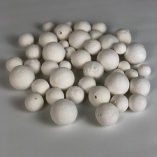  Préselt papírgolyó, fehér, 15mm dekorációs kellék