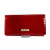 Prestige piros, két oldalas krokkó lakk bőr női pénztárca-zippes 55020