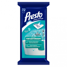  Presto fürdőszobai törlőkendő 72 db tisztító- és takarítószer, higiénia