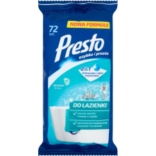 Presto Nedves Törlőkendő Fürdőszoba 72db/cs (CH1043) tisztító- és takarítószer, higiénia