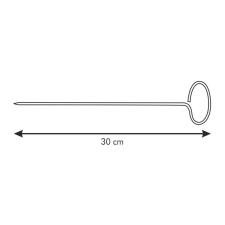 Presto Nyárstű 30 cm, 6 db kerti sütés és főzés