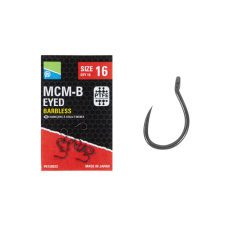 Preston MCM-B EYED HOOKS SIZE 10 horog