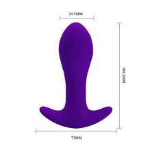  Pretty Love Anal Plug Massager Purple műpénisz, dildó