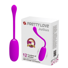 Pretty Love Julius akkumulátoros, puha vibrációs tojás (lila) vibrátorok