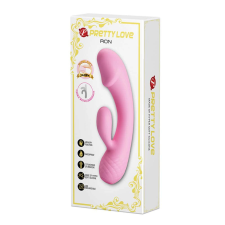 Pretty Love Ron rózsaszín vibrátor, rendkívül puha, karcsú kialakítású, kiváló minőségű anyag vibrátorok