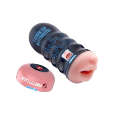 Pretty Love Vacuum Cup - élethű száj maszturbátor (natúr) maszturbátor