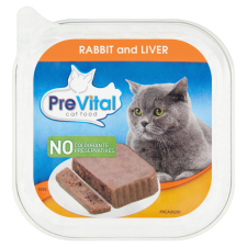 Prevital alutálka macska nyúl-máj – 4×100 g macskaeledel