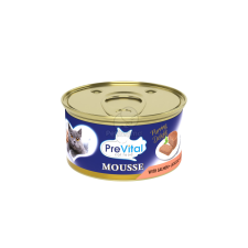  PreVital Mousse Adult macskakonzerv - lazac 85 g macskaeledel
