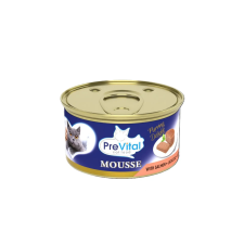  PreVital Mousse Salmon - pástétom lazaccal felnőtt macskák számára  85 g macskaeledel