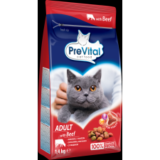 Prevital szárazeledel Felnőtt macskáknak marha ízesítéssel 1,4kg macskaeledel