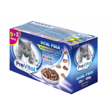 PreVital Vital Box csirke és borjú 12 x 100 g macskaeledel