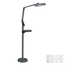 Prezent Salsa fekete-szürke LED állólámpa (PRE-31220) LED 1 izzós IP20 világítás