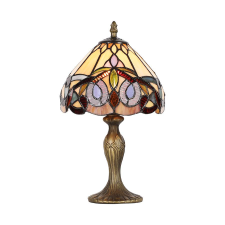 Prezent Tiffany színes Tiffany asztali lámpa (PRE-1705) E14 1 izzós IP20 világítás