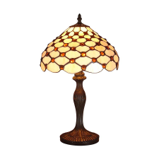 Prezent Tiffany színes Tiffany asztali lámpa (PRE-53) E27 1 izzós IP20 világítás