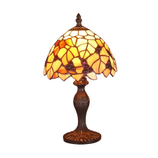 Prezent Tiffany színes Tiffany asztali lámpa (PRE-69) E14 1 izzós IP20 világítás