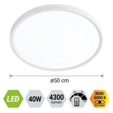 Prezent Trimo fehér LED mennyezeti lámpa (PRE-70323) LED 1 izzós IP20 világítás