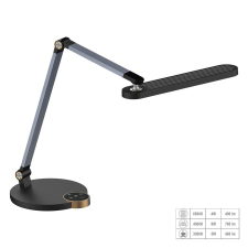 Prezent Vivid fekete-szürke LED íróasztali lámpa (PRE-31217) LED 1 izzós IP20 világítás