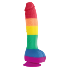  PRIDE - LGBT ZÁSZLÓS DILDÓ 19 CM műpénisz, dildó