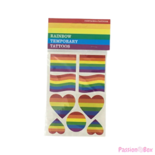 Pride PRIDE - LGBT ZÁSZLÓ TETOVÁLÁSOK erotikus ajándék