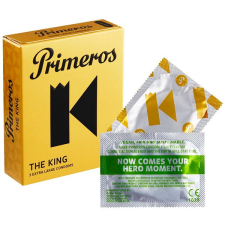 Primeros King Size extra nagy méretű óvszer, 3 db óvszer