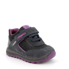 Primigi , fekete-lila, vízálló, kislány bokacipő, GORE-TEX (20-24) 2853433 (21) gyerek cipő