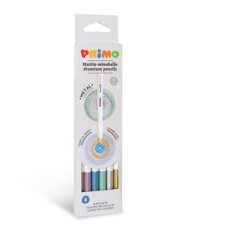 Primo Színesceruza Primo Minabella 5252MINAB6M 6db-os metál színek (ÚJ TERMÉK) színes ceruza