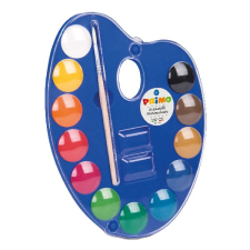 Primo Vízfesték PRIMO 25 mm palettás+ecset 12 darabos kréta, festék és papír