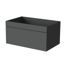 Prince 80 cm-es mosdószekrény antracit Luna-Dream-Ibiza változatokhoz fürdőszoba bútor