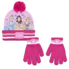 Princess Kalap és kesztyű készlet, Disney Princess Pink gyerek sapka