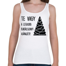 PRINTFASHION 02_legjobb kari-01-02 - Női atléta - Fehér női trikó