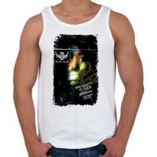 PRINTFASHION 100% - Férfi atléta - Fehér