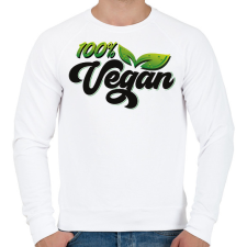 PRINTFASHION 100% Vegan - Férfi pulóver - Fehér férfi pulóver, kardigán