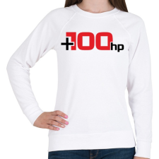 PRINTFASHION +100Hp - Női pulóver - Fehér női pulóver, kardigán