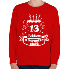 PRINTFASHION 13 lettem  - Gyerek pulóver - Piros