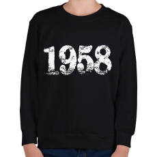 PRINTFASHION 1658 - Gyerek pulóver - Fekete