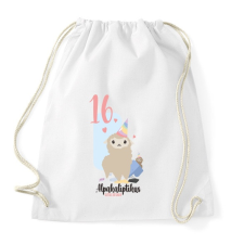 PRINTFASHION 16. Alpakaliptikus születésnap - Alpaca póló 16. születésnapra - Sportzsák, Tornazsák - Fehér tornazsák