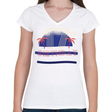 PRINTFASHION 17 éves szülinap - Női V-nyakú póló - Fehér női póló