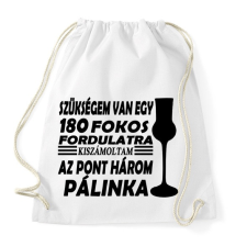 PRINTFASHION 18 fok = 3 feles - Sportzsák, Tornazsák - Fehér tornazsák