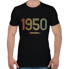 PRINTFASHION 1950 - Férfi póló - Fekete